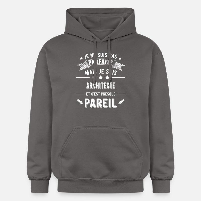 architecte - Sweat à capuche Softstyle® Gildan Unisexe - gris foncé