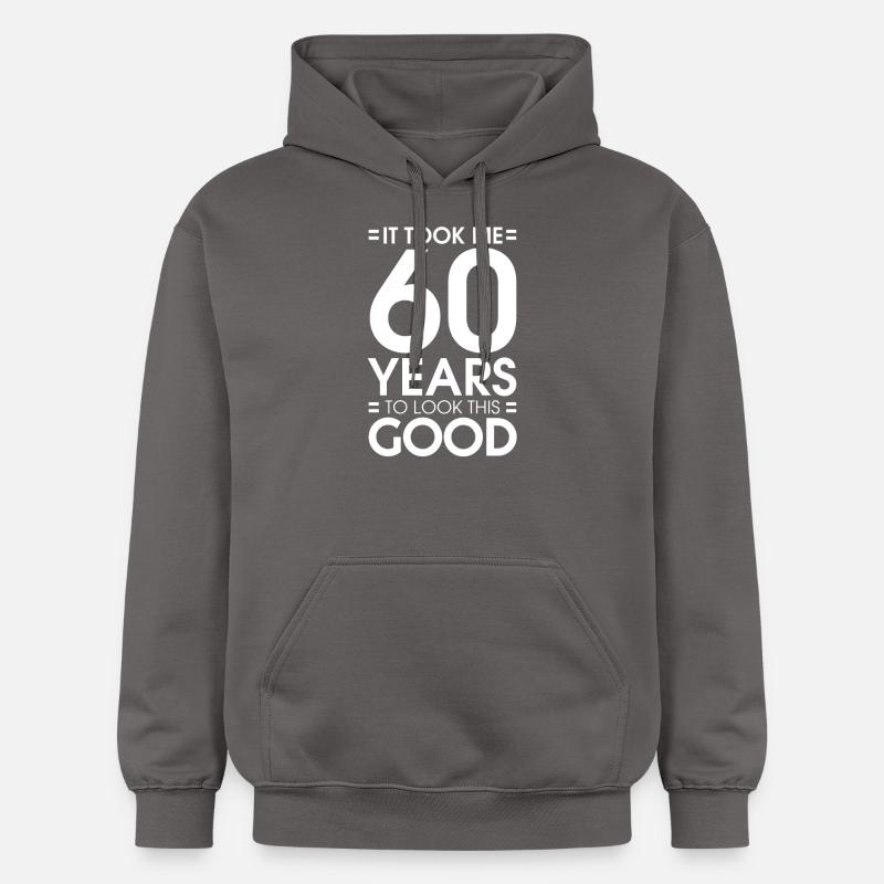 60 ans 60e anniversaire - Sweat à capuche Softstyle® Gildan Unisexe - gris foncé