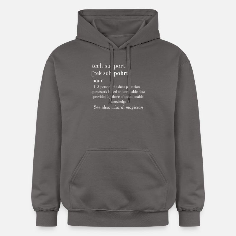 Tech support|Geschenkidee - Gildan Unisex Softstyle® Midweight Hoodie - Dunkelgrau