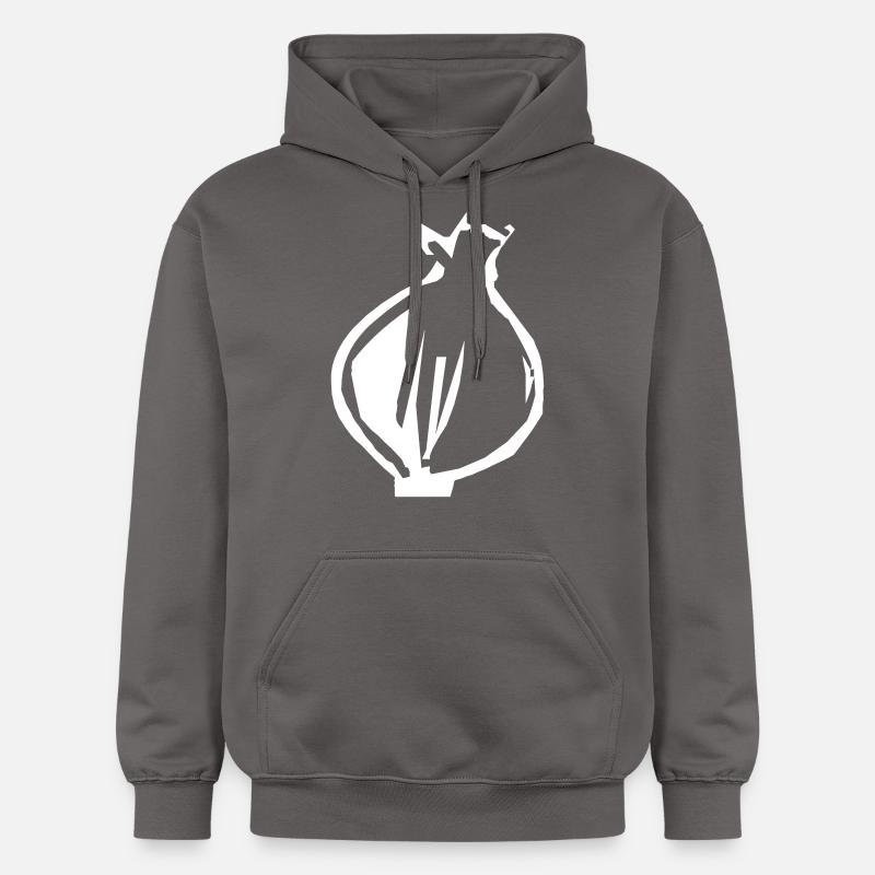 Oignon - Sweat à capuche Softstyle® Gildan Unisexe - gris foncé