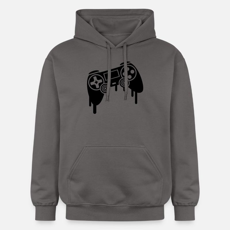 gaming_controller_1_f1 - Sweat à capuche Softstyle® Gildan Unisexe - gris foncé