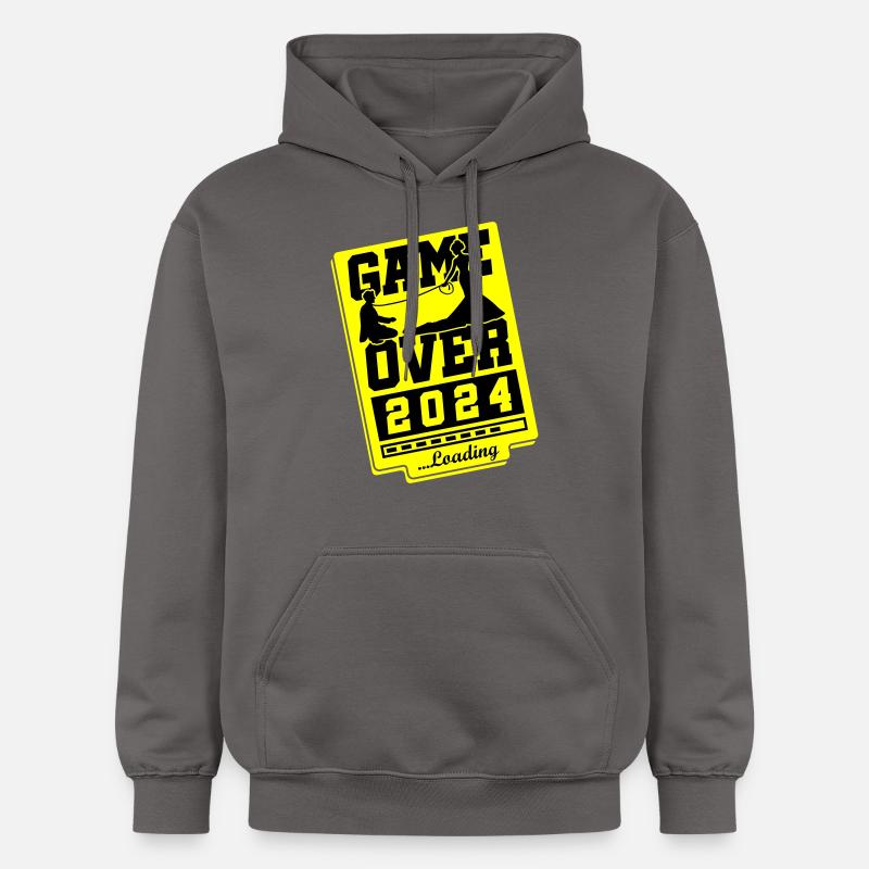 Wedding Loading 2024 Game Over - Sweat à capuche Softstyle® Gildan Unisexe - gris foncé