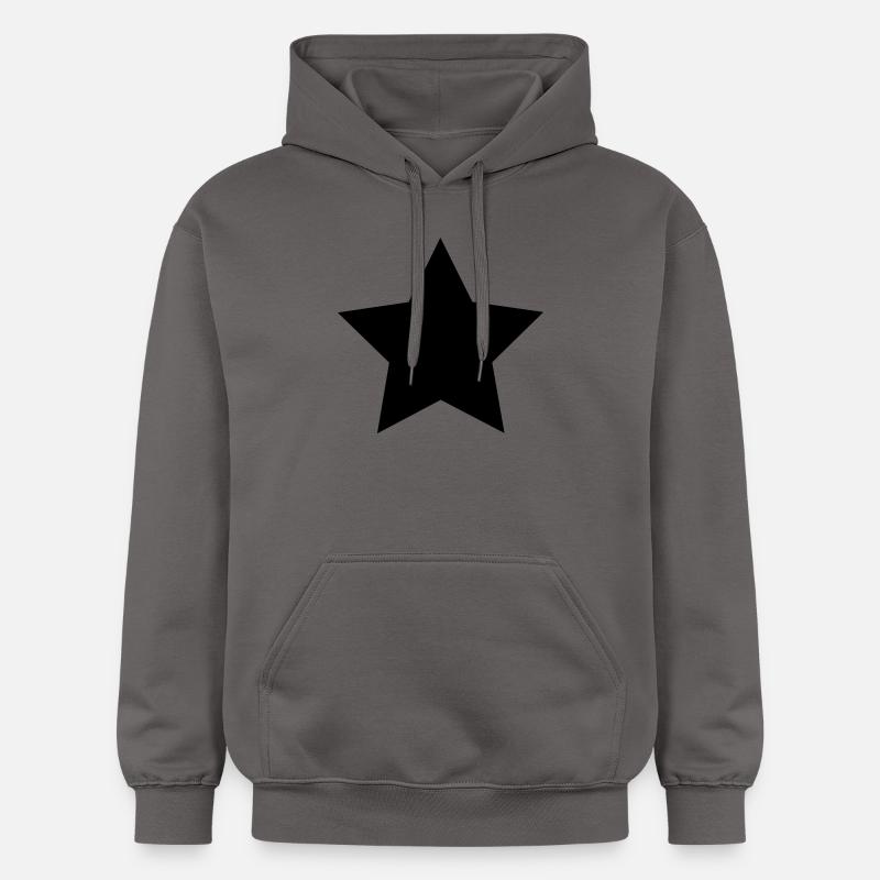 Star, les étoiles - Sweat à capuche Softstyle® Gildan Unisexe - gris foncé