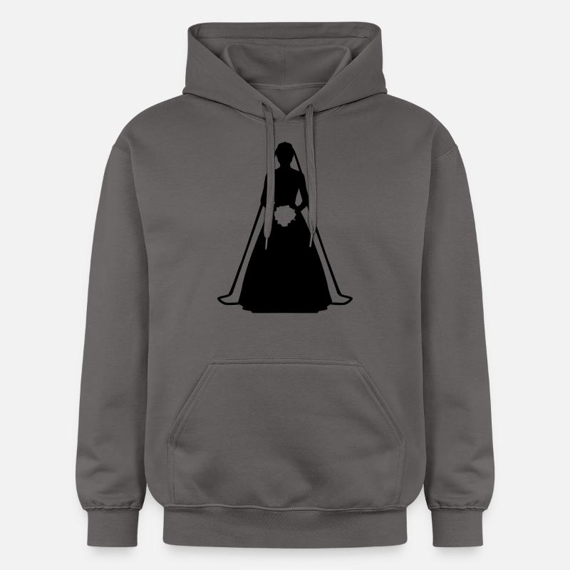Mariée - Sweat à capuche Softstyle® Gildan Unisexe - gris foncé