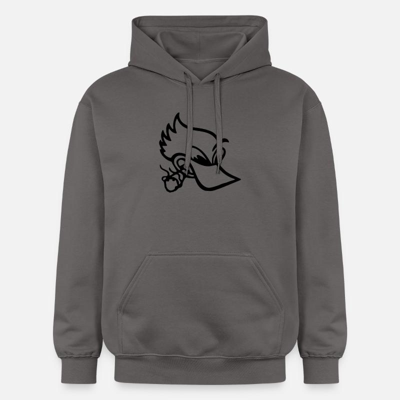 Smoking Duck - Sweat à capuche Softstyle® Gildan Unisexe - gris foncé