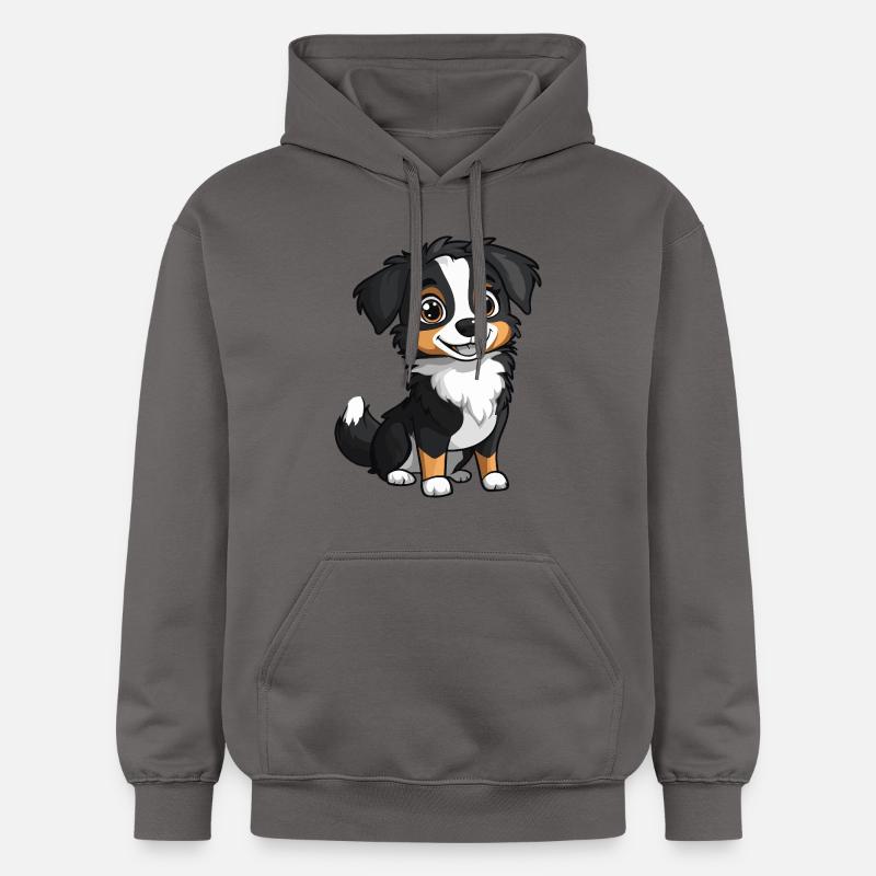 Berger Australien Chien Mignon - Sweat à capuche Softstyle® Gildan Unisexe - gris foncé