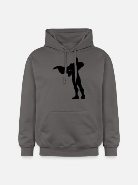 Supernatural Hero - Gildan Unisex Softstyle® Midweight Hoodie - Dunkelgrau