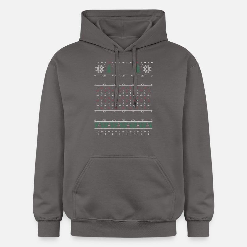 Laid de Noël Pull - Sweat à capuche Softstyle® Gildan Unisexe - gris foncé