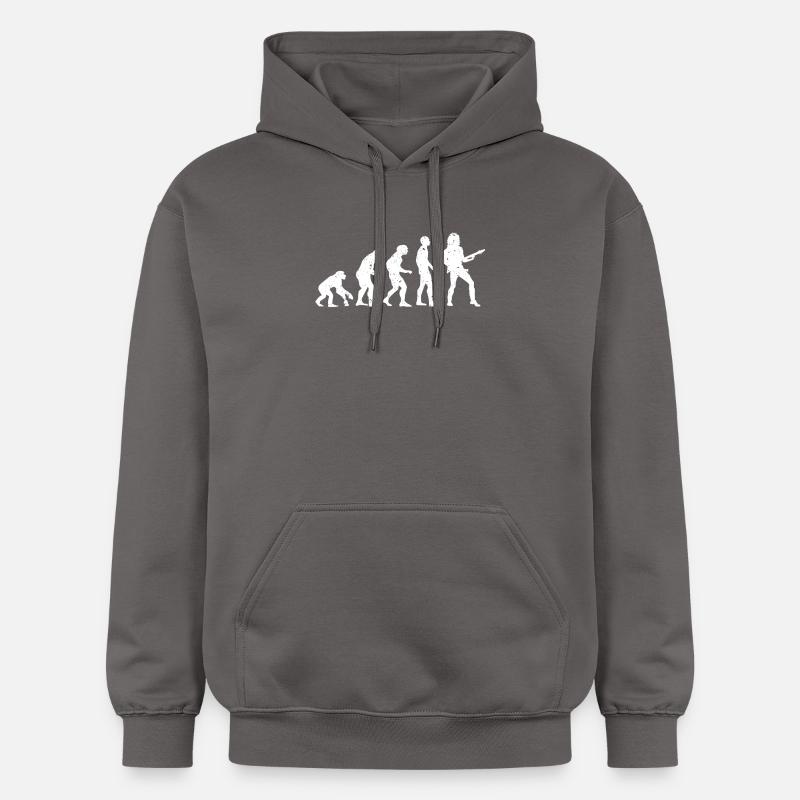 EVOLUTION GUITARISTE! - Sweat à capuche Softstyle® Gildan Unisexe - gris foncé