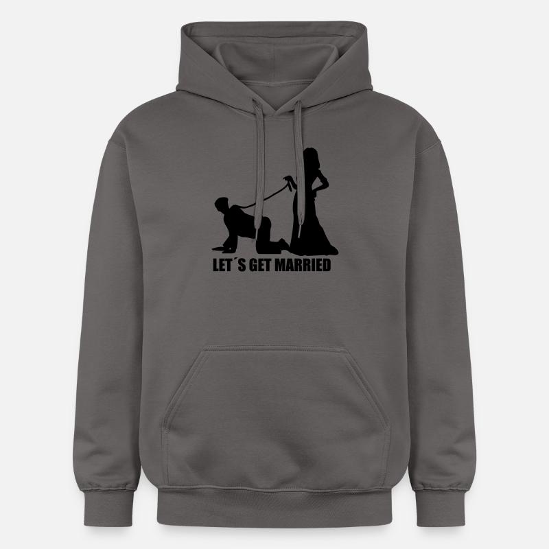 Marions-nous - Sweat à capuche Softstyle® Gildan Unisexe - gris foncé