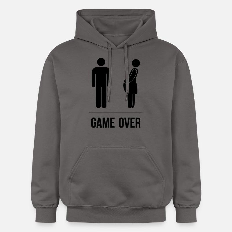 Game Over - Sweat à capuche Softstyle® Gildan Unisexe - gris foncé
