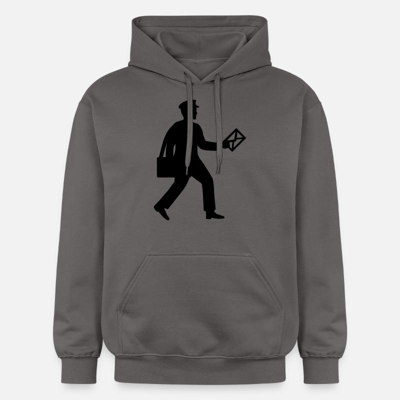 Briefträger - Gildan Unisex Softstyle® Midweight Hoodie - Dunkelgrau