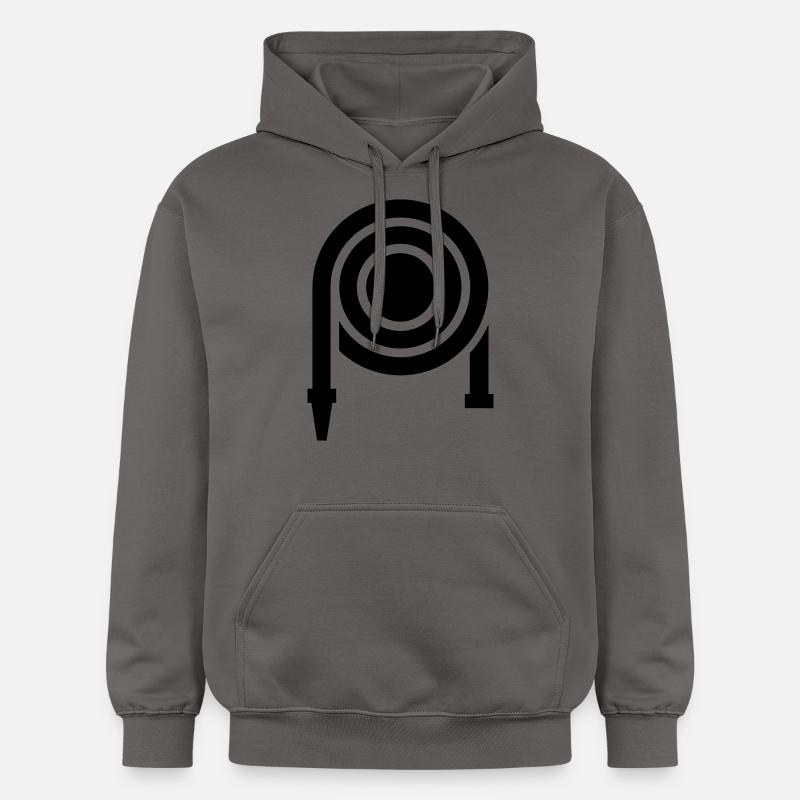 Pompiers - Sweat à capuche Softstyle® Gildan Unisexe - gris foncé