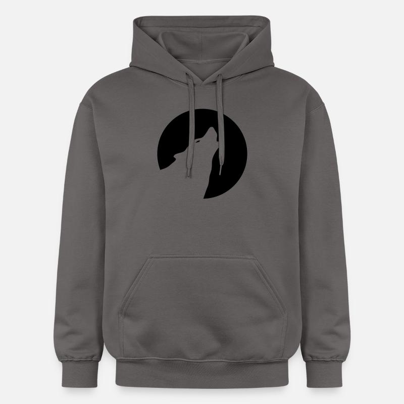 wolf - Sweat à capuche Softstyle® Gildan Unisexe - gris foncé