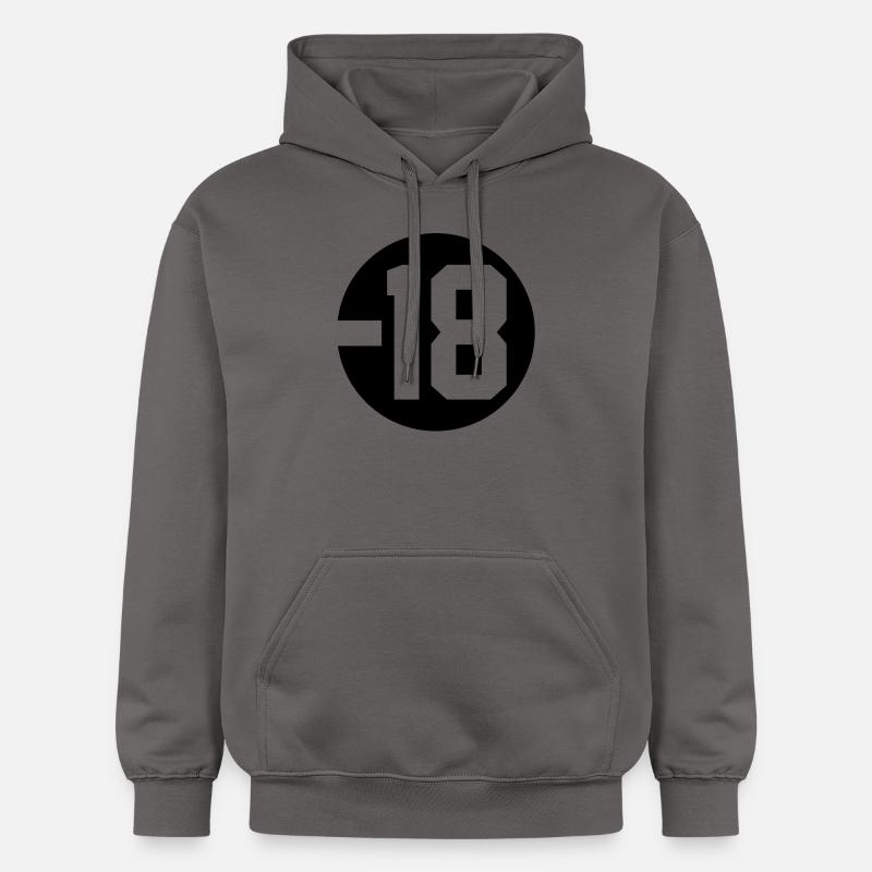 18 - Sweat à capuche Softstyle® Gildan Unisexe - gris foncé