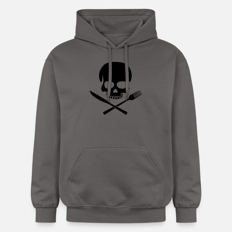 Crâne de cuisine - Sweat à capuche Softstyle® Gildan Unisexe - gris foncé