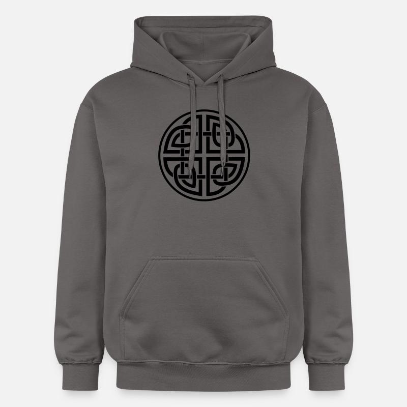 Noeud Logo 1farbig - Sweat à capuche Softstyle® Gildan Unisexe - gris foncé
