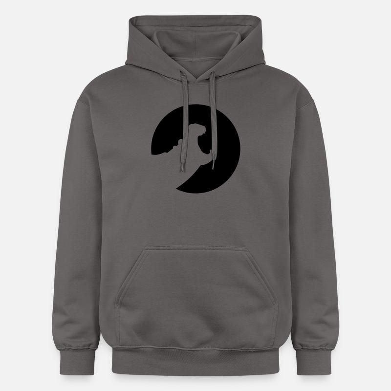 Hippopotame - Sweat à capuche Softstyle® Gildan Unisexe - gris foncé