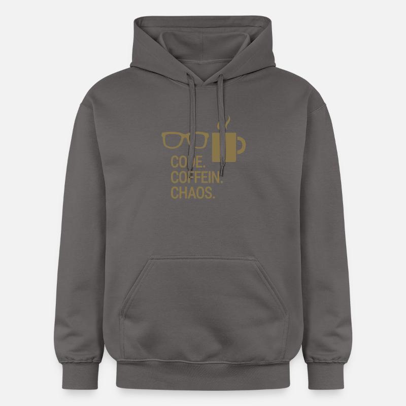 Code. Caféine. Chaos. - Sweat à capuche Softstyle® Gildan Unisexe - undefined