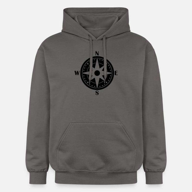 kompass_02 - Sweat à capuche Softstyle® Gildan Unisexe - gris foncé