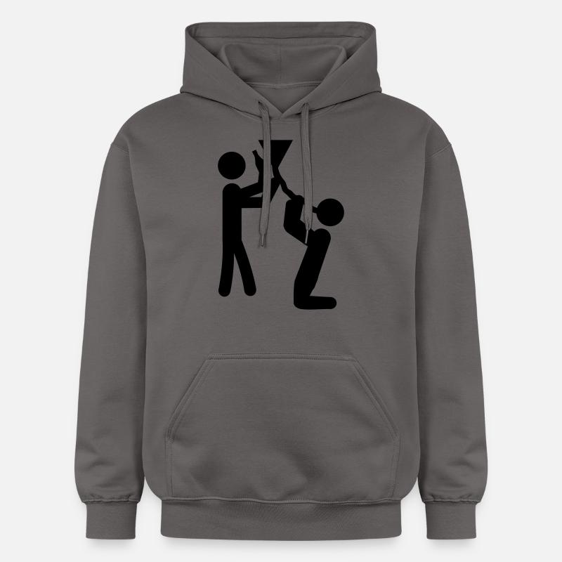 drinking_extreme_1 - Sweat à capuche Softstyle® Gildan Unisexe - gris foncé