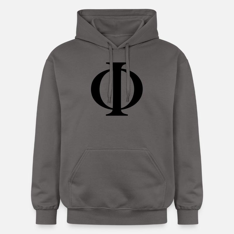 phi - Sweat à capuche Softstyle® Gildan Unisexe - gris foncé