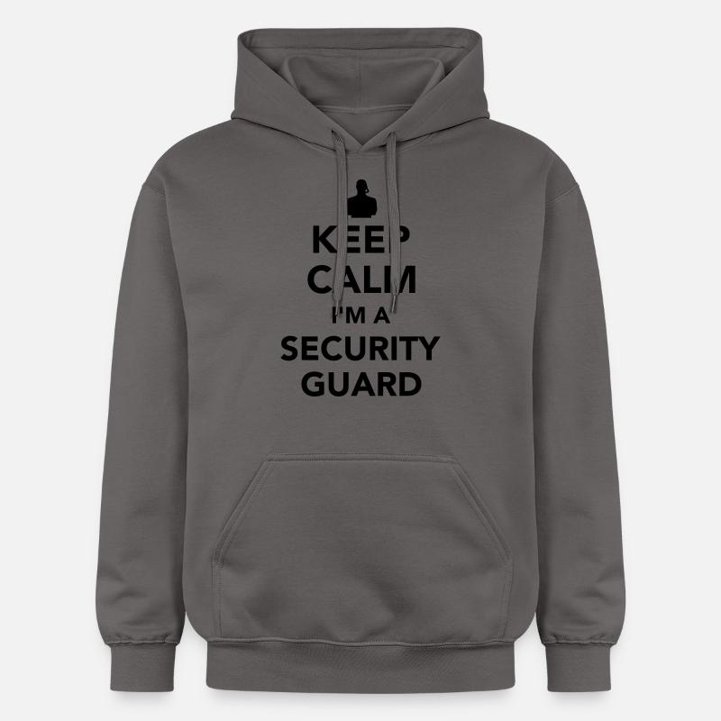 Security guard - Sweat à capuche Softstyle® Gildan Unisexe - gris foncé
