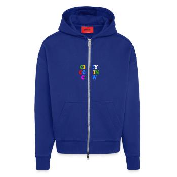 Crazy cousin crew - Zip Hoodie - made by SPREAD - Iconic Blue - Vorne