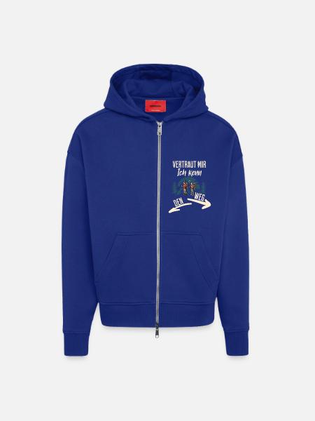 Wander - Zip Hoodie - made by SPREAD - Iconic Blue