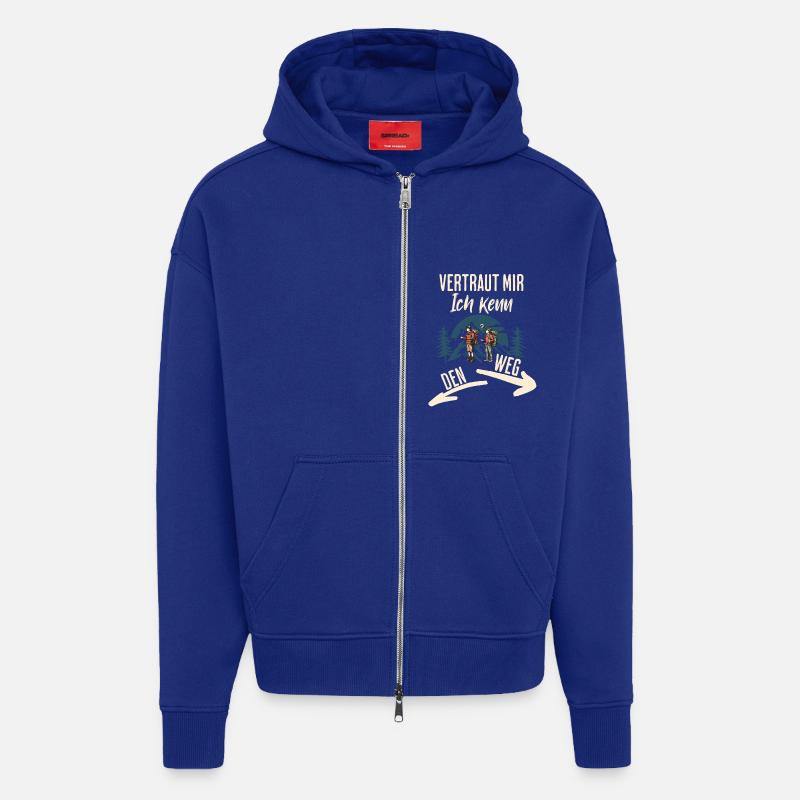 Wander - Zip Hoodie - made by SPREAD - Iconic Blue