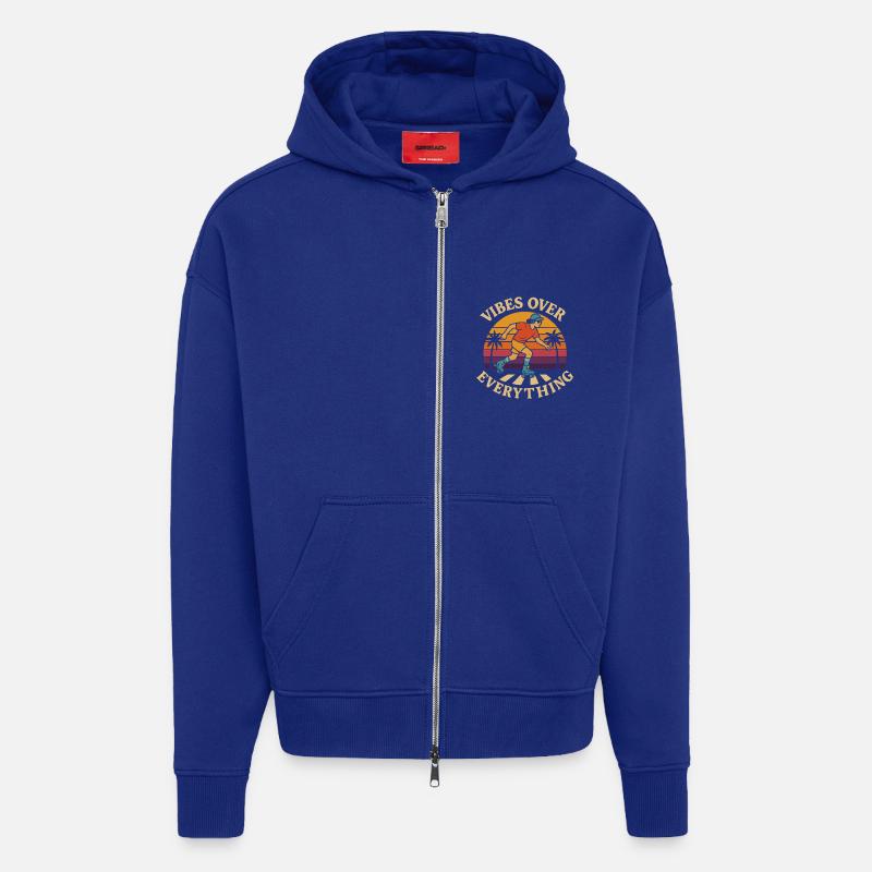 Rollerblader - Zip Hoodie - made by SPREAD - Iconic Blue