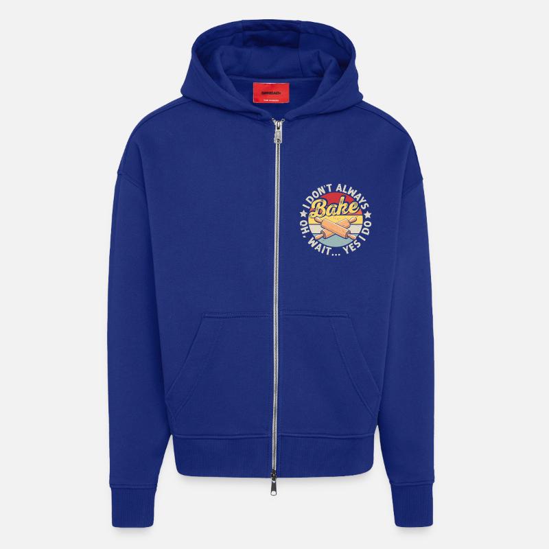 Backen - Zip Hoodie - made by SPREAD - Iconic Blue