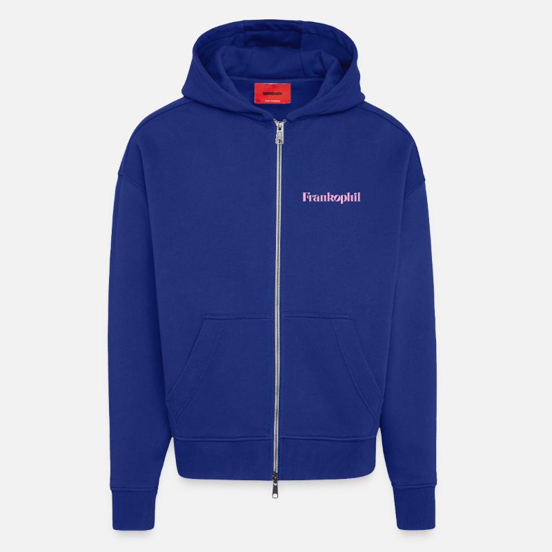 Frankophil Frankreich - Zip Hoodie - made by SPREAD - Iconic Blue