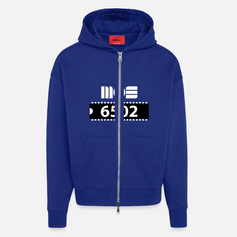 MOS 6502 CPU Nerd - Zip Hoodie - made by SPREAD - Iconic Blue