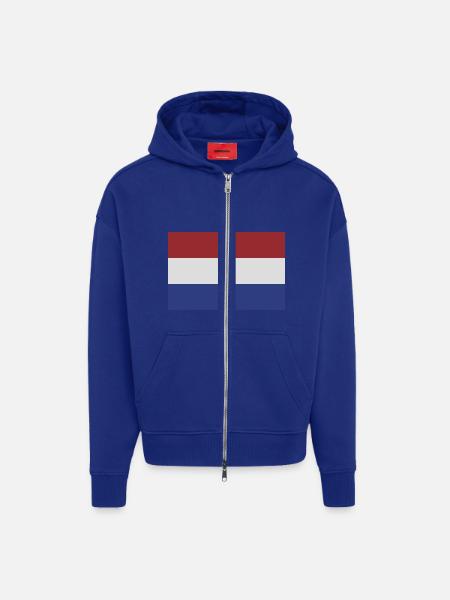 niederlande - Zip Hoodie - made by SPREAD - Iconic Blue