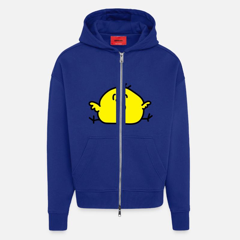 dickes Vögelchen - Zip Hoodie - made by SPREAD - Iconic Blue