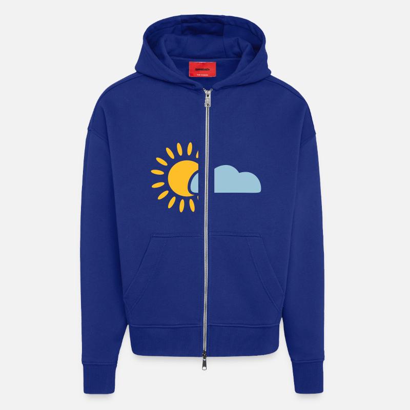 Sonne - Zip Hoodie - made by SPREAD - Iconic Blue