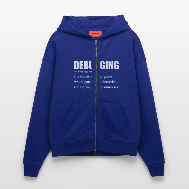 Programmierer Debugging Definition Lustig IT-Entwickler Zip Hoodie - made by SPREAD