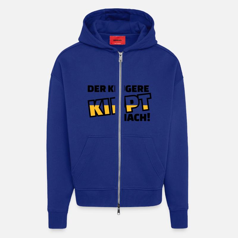 Bier - Zip Hoodie - made by SPREAD - Iconic Blue