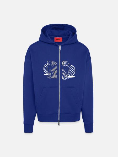Driftball (3 colours) - Zip Hoodie - made by SPREAD - Iconic Blue