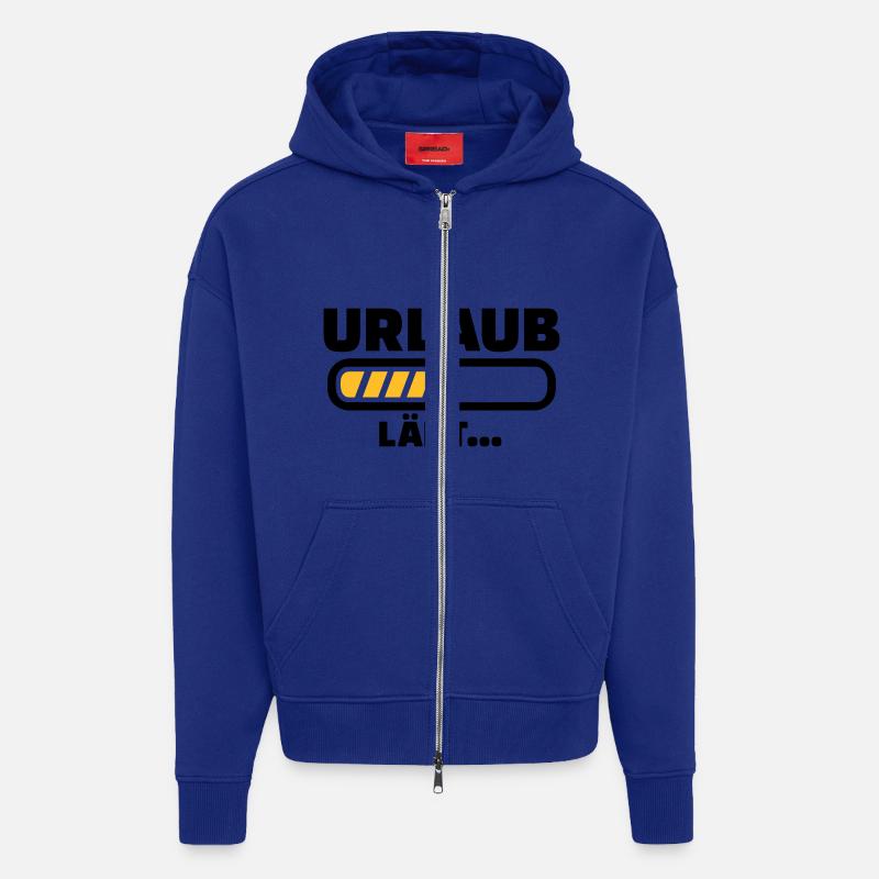 Urlaub - Zip Hoodie - made by SPREAD - Iconic Blue