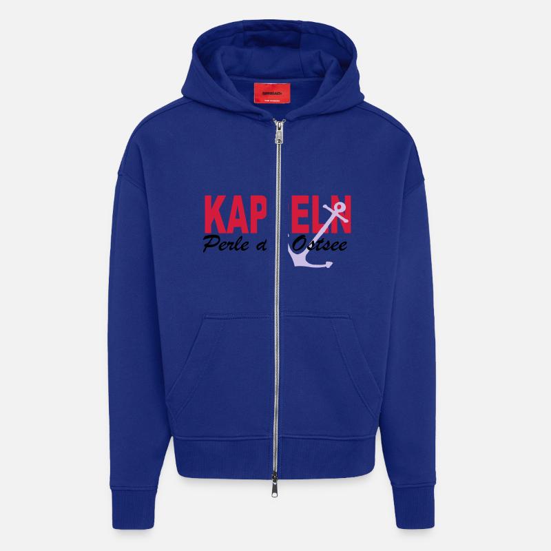 Perle der Ostsee KAPPELN - Zip Hoodie - made by SPREAD - Iconic Blue