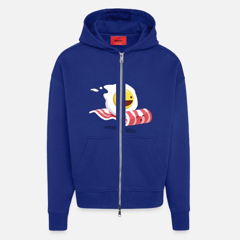 Egg Bacon Buddies - Zip Hoodie - made by SPREAD - Iconic Blue