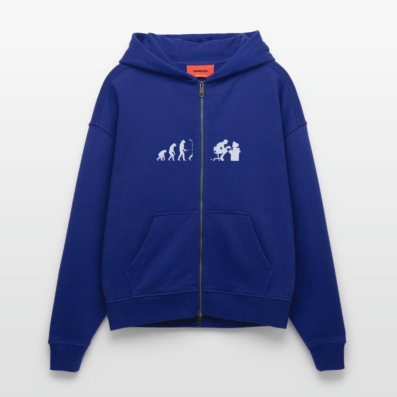 Evolution Computer Nerd! PC Nerd! IT! Technik! Zip Hoodie - made by SPREAD
