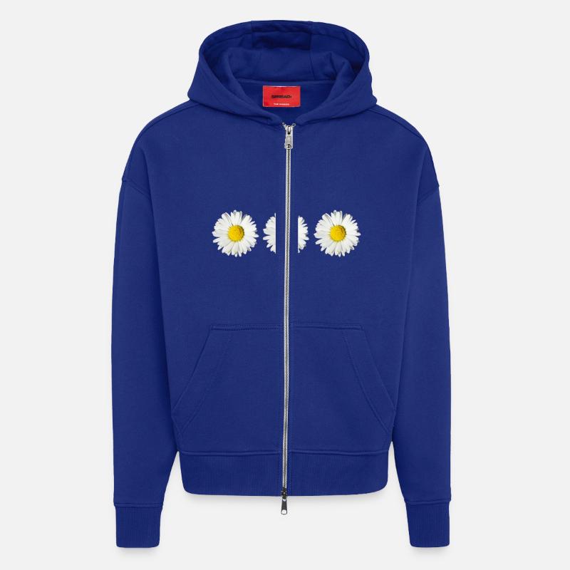 Gänseblümchen (3x) - Zip Hoodie - made by SPREAD - Iconic Blue