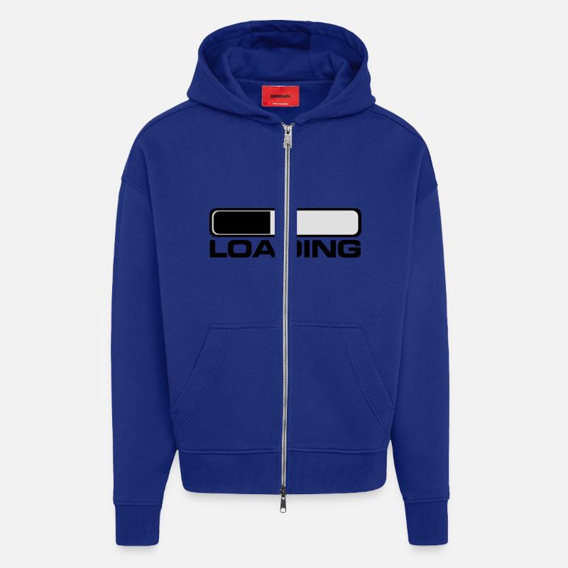 loading prozess - Zip Hoodie - made by SPREAD - Iconic Blue