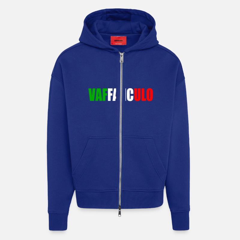 Vaffanculo - Zip Hoodie - made by SPREAD - Iconic Blue