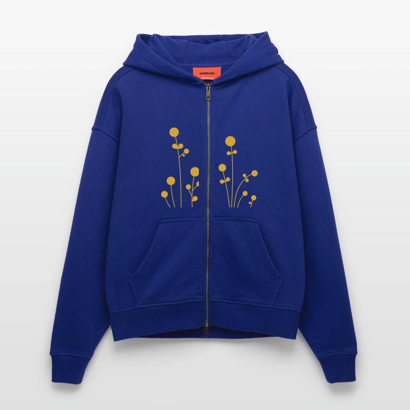 149_blumen_2 Zip Hoodie - made by SPREAD