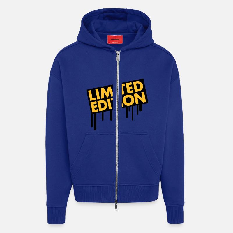 limited_edition_graffiti - Zip Hoodie - made by SPREAD - Iconic Blue