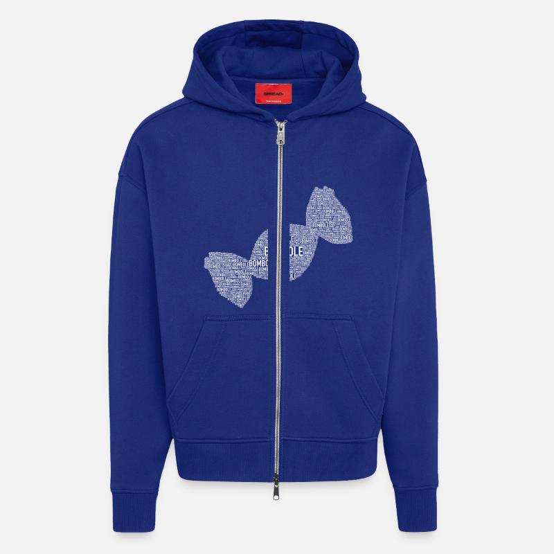 Bombole - Zip Hoodie - made by SPREAD - Iconic Blue